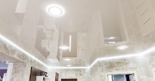 Натяжной ПВХ потолок Щербинка, цена от 2078 руб.
